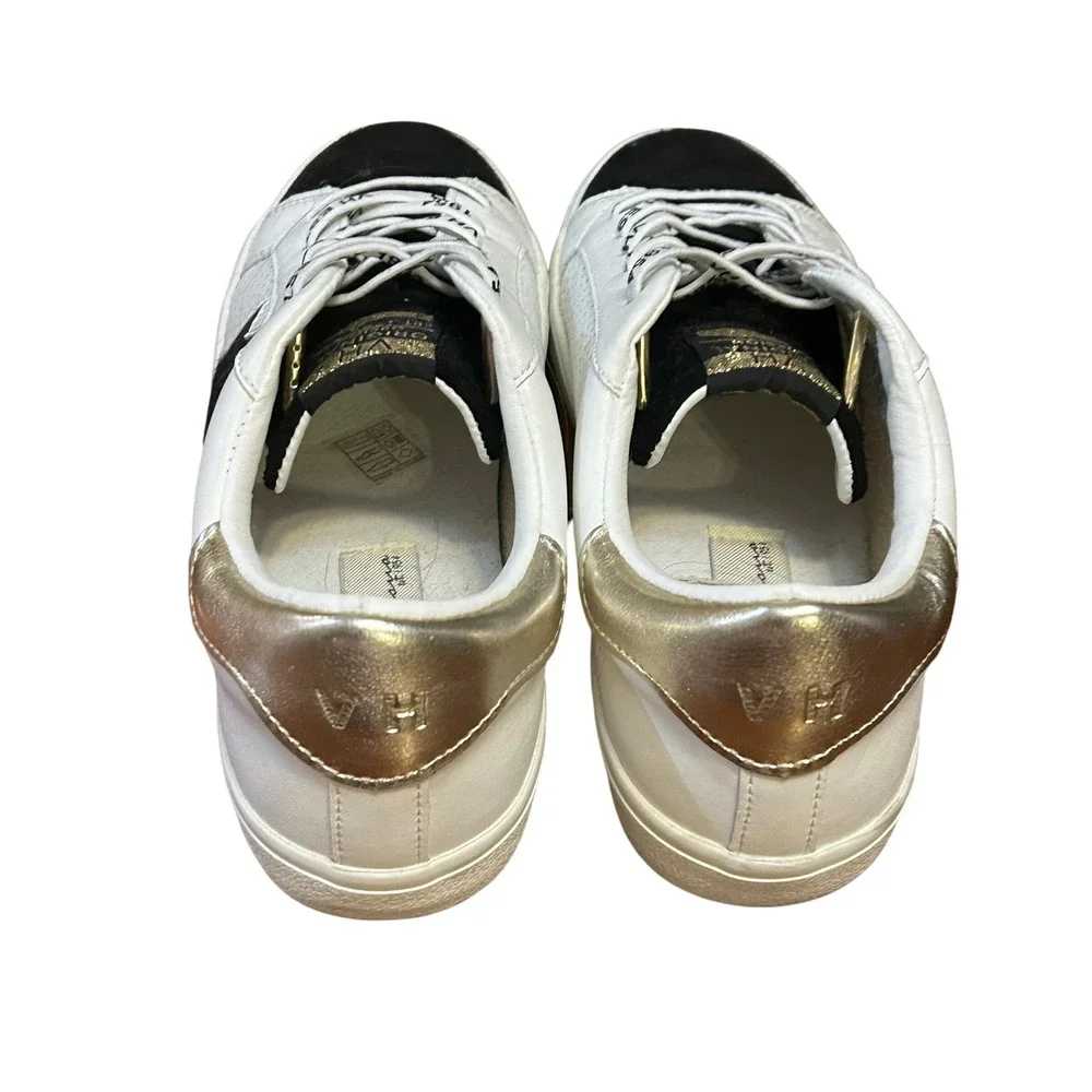 Vintage Havana Star Sneakers White Black Gold Fashion Casual Shoes Women's‎